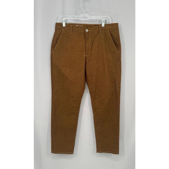 AG Caden Tailored Trouser Pants Mens 30 Brown Slim Fit Dress Casual Italy Fabric - Picture 1 of 15